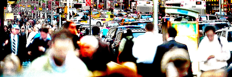 crowded 2 (photo art edition) unterer Teil<br>photo art edition - limitiert crowded 2 (photo art edition) unterer Teil - PHOTOGALERIE WIESBADEN - new york city - fascensation