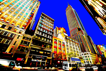 extreme empire state building (photo art edition)<br>photo art edition - limitiert extreme empire state building (photo art edition) - PHOTOGALERIE WIESBADEN - new york city - fascensation