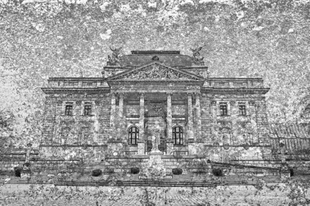 hessisches staatstheater - warmer damm - steinstruktur (photo art edition)<br>limitierte edition hessisches staatstheater - warmer damm - steinstruktur (photo art edition) - PHOTOGALERIE WIESBADEN - wiesbaden - impressionen 3