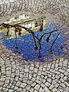 pfütze - wilhelmstraße - intensiv (photo art edition) - PHOTOGALERIE WIESBADEN - wiesbaden - impressionen 2<br> limitierte edition pfütze - wilhelmstraße - intensiv (photo art edition) - PHOTOGALERIE WIESBADEN - wiesbaden - impressionen 2