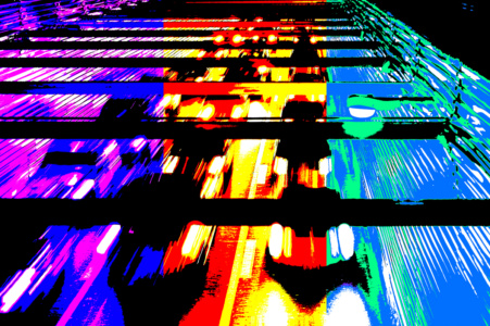 rushing cars on brooklyn bridge (photo art edition)<br>photo art edition - limitiert rushing cars on brooklyn bridge (photo art edition) - PHOTOGALERIE WIESBADEN - new york city - fascensation