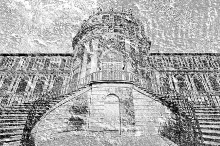 schloss biebrich - steinstruktur (photo art edition)<br>limitierte edition schloss biebrich - steinstruktur (photo art edition) - PHOTOGALERIE WIESBADEN - wiesbaden - impressionen 3