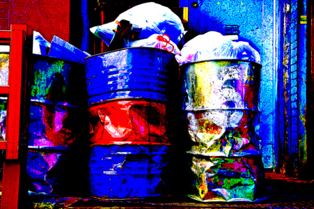 trash cans (photo art edition)<br>photo art edition - limitiert trash cans (photo art edition) - PHOTOGALERIE WIESBADEN - new york city - fascensation